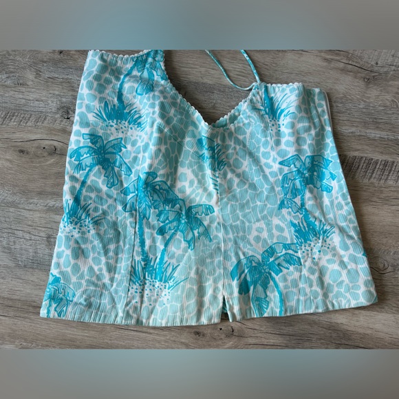 Vintage Y2K White Tag Lilly Pulitzer Giraffe
Palm Tree Tank Top Sz 10 - Picture 7 of 13